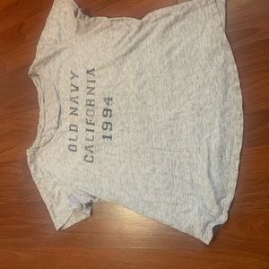Old navy light gray shirt